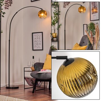 Ripoll Lampadaire, Lampadaires arc Noir, 1 lumière