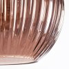 Koyoto Suspension, Boule lumineuse, Suspension grappe 30 cm Cuivré, 3 lumières