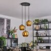 Koyoto Suspension, Boule lumineuse, Suspension grappe 30 cm Or, 3 lumières