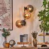 Gastor Boule lumineuse, Applique murale Ambre, Fumé, 3 lumières