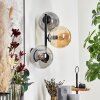 Gastor Boule lumineuse, Applique murale Ambre, Fumé, 3 lumières
