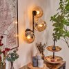 Gastor Boule lumineuse, Applique murale Ambre, 3 lumières