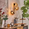 Gastor Boule lumineuse, Applique murale Ambre, 3 lumières