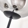 Ripoll Boule lumineuse, Lampadaire Chrome, Clair, Fumé, 3 lumières