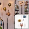 Ripoll Boule lumineuse, Lampadaire Bleu, Or, Cuivré, 3 lumières