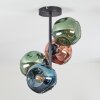 Ripoll Plafonnier, Boule lumineuse Bleu, Vert, Cuivré, 4 lumières