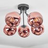 Ripoll Plafonnier, Boule lumineuse Cuivré, 5 lumières