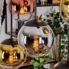 Gastor Suspension, Boule lumineuse, Suspension Chrome, Or, Clair, Cuivré, Fumé, 6 lumières