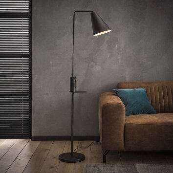 Lampadaire Terwispel Anthracite, 1 lumière