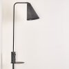 Lampadaire Terwispel Anthracite, Gris, Noir, 1 lumière