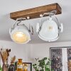 Plafonnier Herford Bois foncé, 2 lumières