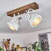 Plafonnier Herford Bois foncé, 2 lumières