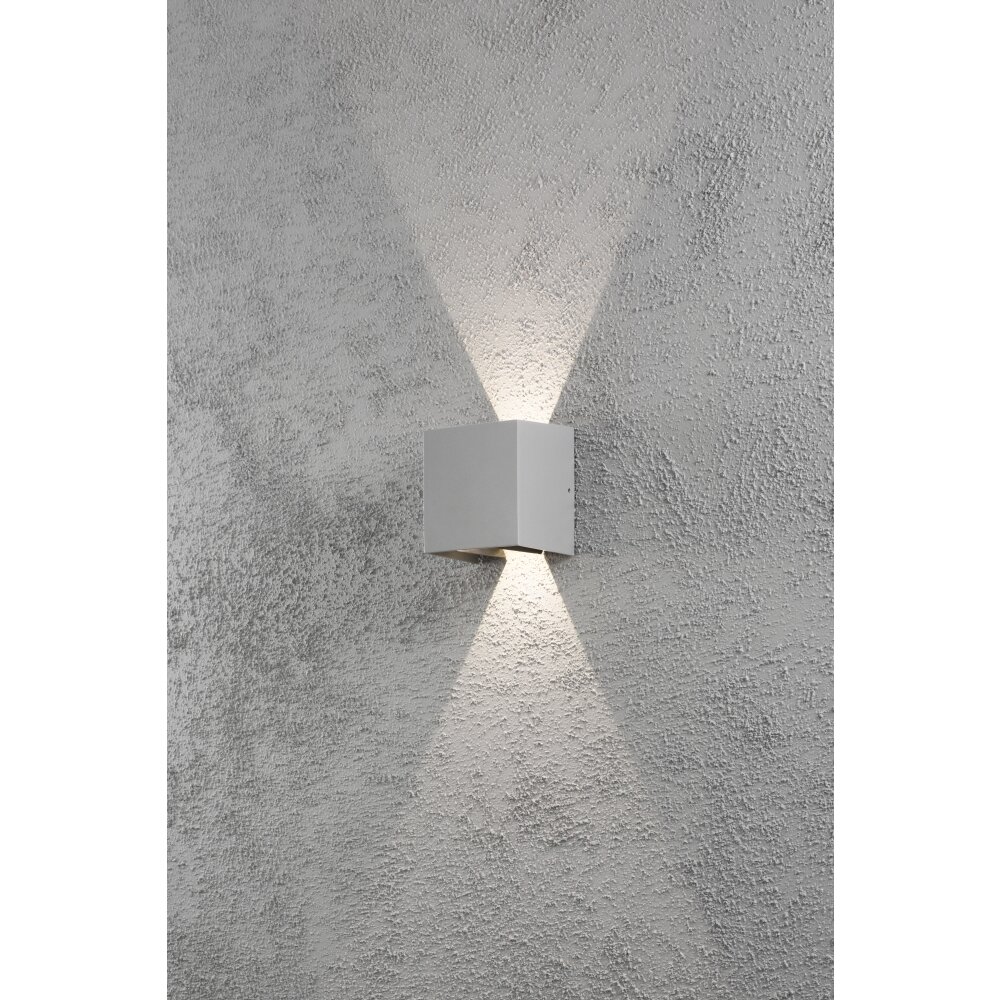 Applique murale Konstsmide Cremona LED Gris, 2 lumières main product photo