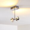 Plafonnier Florenz LED Chrome, 2 lumières