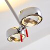 Plafonnier Florenz LED Chrome, 2 lumières
