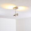 Plafonnier Florenz LED Chrome, 2 lumières