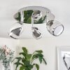 Plafonnier Morges LED Chrome, 3 lumières