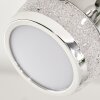 Plafonnier Morges LED Chrome, 3 lumières