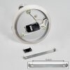 Plafonnier Morges LED Chrome, 3 lumières
