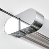 lampe miroir Morges LED Chrome, Blanc, 1 lumière