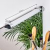 lampe miroir Morges LED Chrome, Blanc, 1 lumière