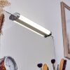 lampe miroir Morges LED Chrome, Blanc, 1 lumière