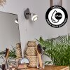 Applique murale Morges LED Chrome, 1 lumière