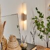 Applique murale Morges Nickel mat, 2 lumières
