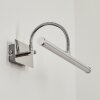 lampe miroir  Morges LED Chrome, 1 lumière