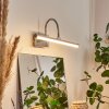 lampe miroir  Morges LED Chrome, 1 lumière