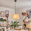 Bassagoda Suspension, Suspension beige, Blanc, 1 lumière