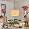 Bassagoda Suspension, Suspension beige, Blanc, 1 lumière
