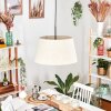Bassagoda Suspension, Suspension beige, Blanc, 1 lumière