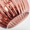 Ripoll Plafonnier, Boule lumineuse Chrome, Or, Cuivré, Fumé, 7 lumières