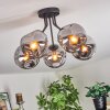 Ripoll Plafonnier, Boule lumineuse Fumé, 5 lumières