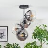 Koyoto Plafonnier, Boule lumineuse 32 cm Clair, Fumé, 4 lumières