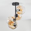 Ripoll Plafonnier, Boule lumineuse Ambre, Clair, 4 lumières