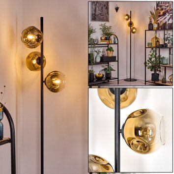 Ripoll Lampadaire Or, Clair, 3 lumières Ripoll Lampadaire Or, Clair, 3 lumières