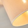 Bassagoda Plafonnier beige, Blanc, 1 lumière