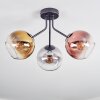 Koyoto Plafonnier, Boule lumineuse 42 cm Or, Clair, Cuivré, Fumé, 3 lumières