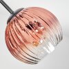 Ripoll Plafonnier, Boule lumineuse Chrome, Or, Clair, Cuivré, Fumé, 7 lumières