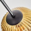 Ripoll Plafonnier, Boule lumineuse Chrome, Or, Clair, Cuivré, Fumé, 7 lumières