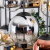 Gastor Suspension, Boule lumineuse, Suspension Ambre, Chrome, Clair, Cuivré, Fumé, 6 lumières