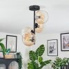 Koyoto Plafonnier, Boule lumineuse 32 cm Ambre, Clair, 4 lumières