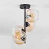 Koyoto Plafonnier, Boule lumineuse 32 cm Ambre, Clair, 4 lumières
