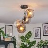 Ripoll Plafonnier, Boule lumineuse Clair, Fumé, 4 lumières