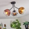 Ripoll Plafonnier, Boule lumineuse Chrome, Or, Clair, Cuivré, Fumé, 3 lumières