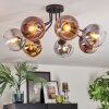 Koyoto Plafonnier, Boule lumineuse 82 cm Or, Clair, Cuivré, Fumé, 7 lumières