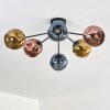 Ripoll Plafonnier, Boule lumineuse Bleu, Or, Cuivré, 6 lumières