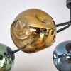 Ripoll Plafonnier, Boule lumineuse Bleu, Or, Vert, 6 lumières